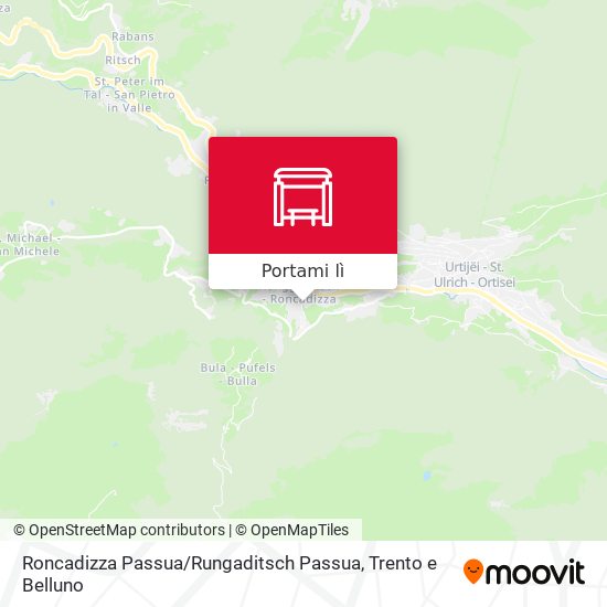 Mappa Roncadizza Passua / Rungaditsch Passua