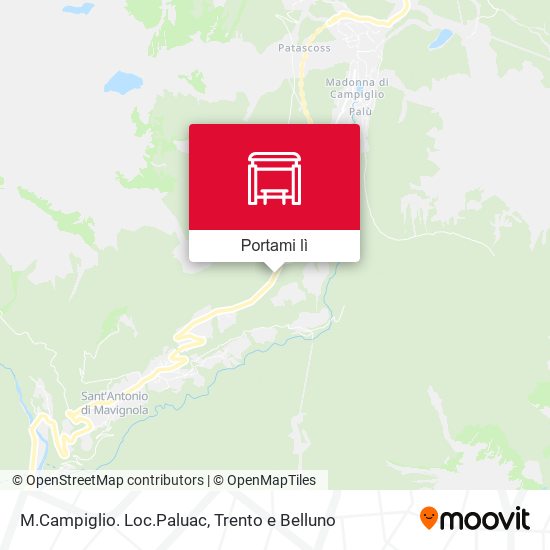 Mappa M.Campiglio. Loc.Paluac