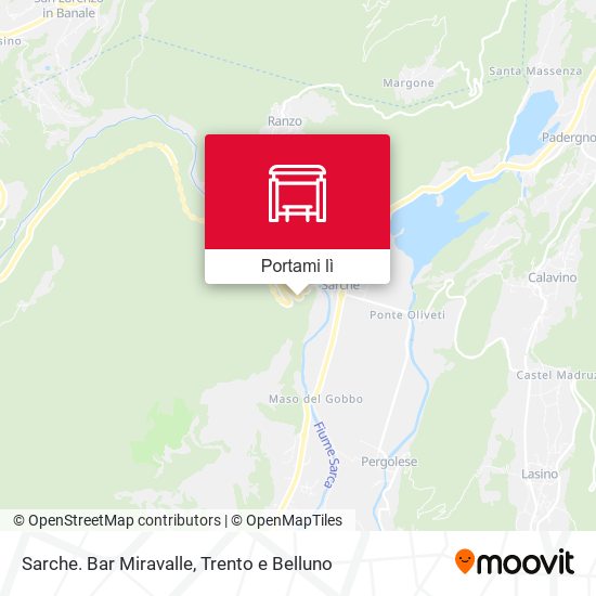 Mappa Sarche. Bar Miravalle