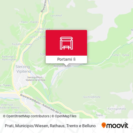 Mappa Prati, Municipio / Wiesen, Rathaus