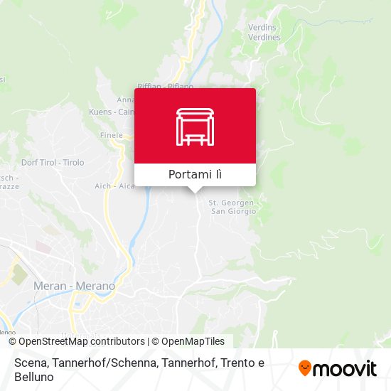 Mappa Scena, Tannerhof / Schenna, Tannerhof