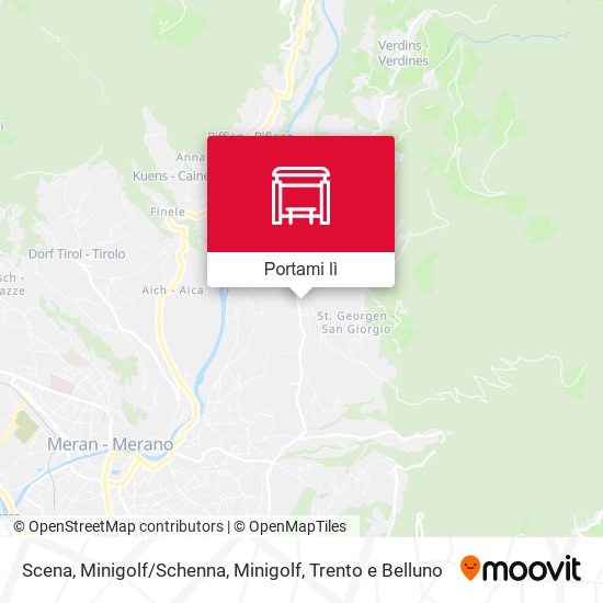 Mappa Scena, Minigolf / Schenna, Minigolf