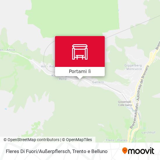 Mappa Fleres Di Fuori/Außerpflersch