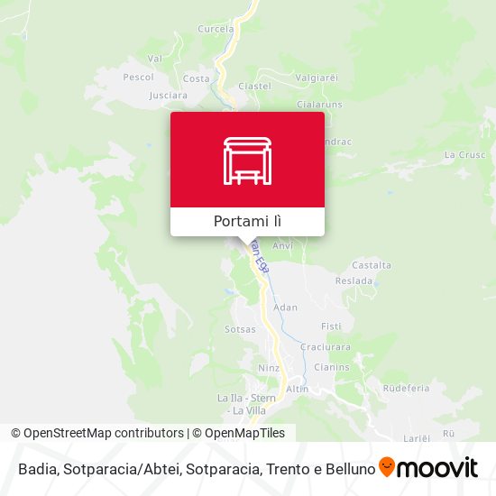Mappa Badia, Sotparacia / Abtei, Sotparacia