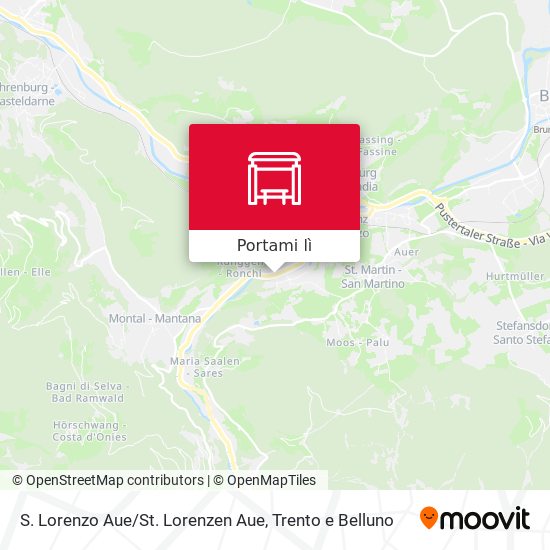 Mappa S. Lorenzo Aue / St. Lorenzen Aue