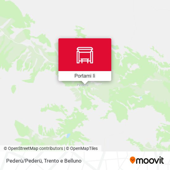 Mappa Pederù/Pederü