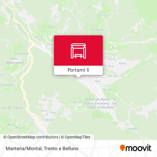 Mappa Mantena/Montal