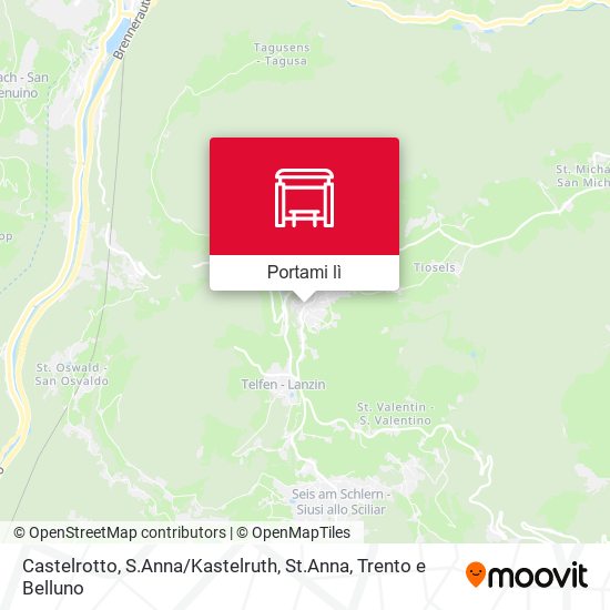 Mappa Castelrotto, S.Anna / Kastelruth, St.Anna