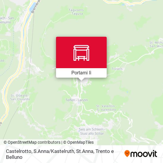 Mappa Castelrotto, S.Anna / Kastelruth, St.Anna