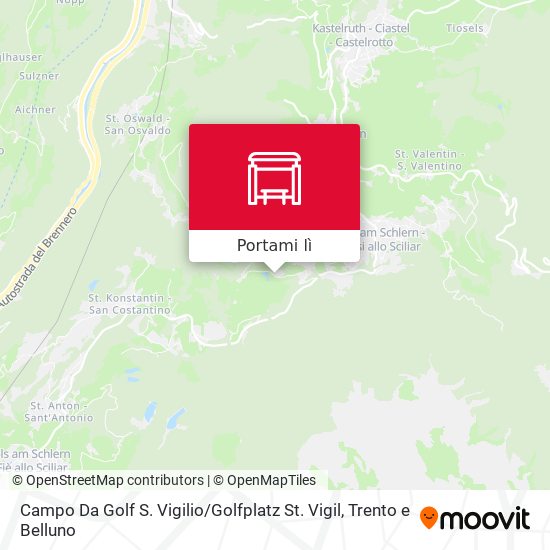Mappa Campo Da Golf S. Vigilio / Golfplatz St. Vigil
