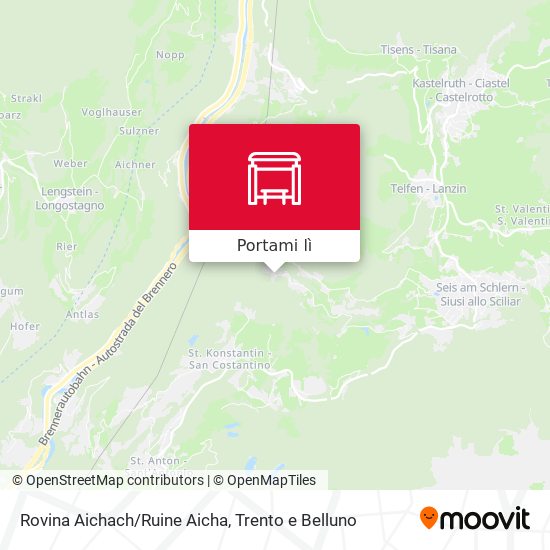 Mappa Rovina Aichach/Ruine Aicha