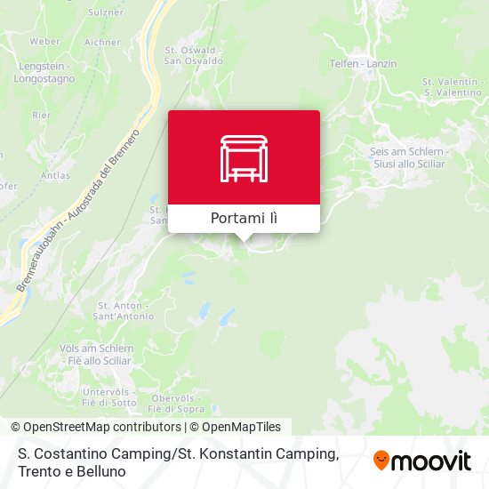 Mappa S. Costantino Camping / St. Konstantin Camping