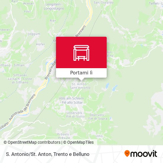 Mappa S. Antonio/St. Anton