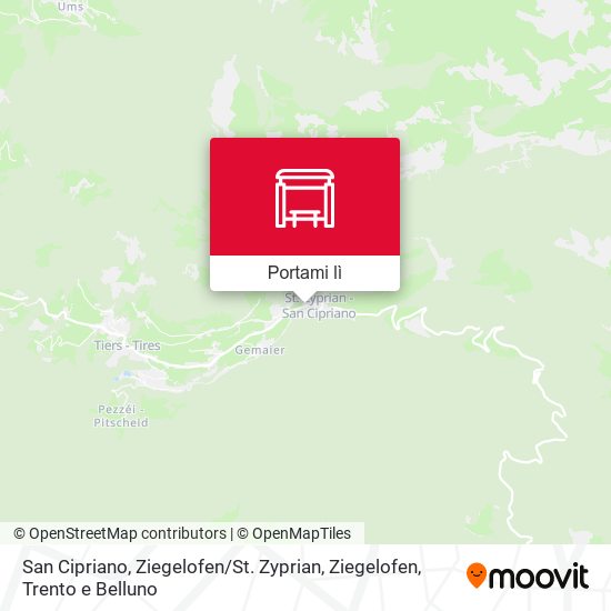 Mappa San Cipriano, Ziegelofen / St. Zyprian, Ziegelofen