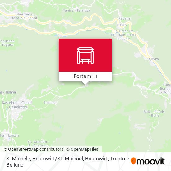 Mappa S. Michele, Baumwirt / St. Michael, Baumwirt