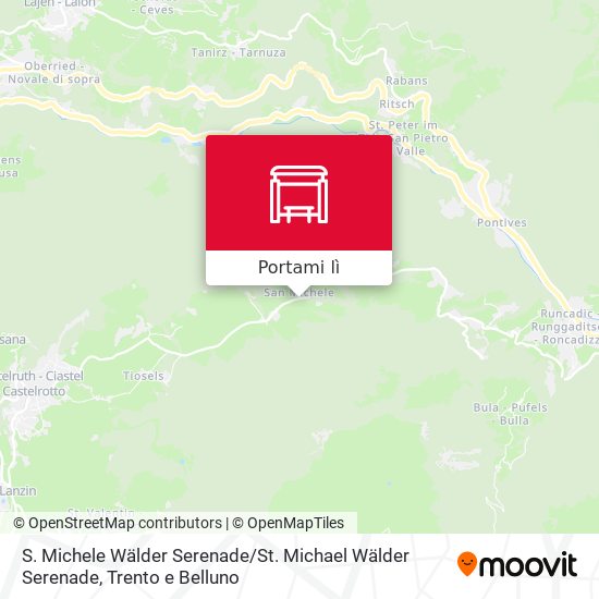 Mappa S. Michele Wälder Serenade / St. Michael Wälder Serenade