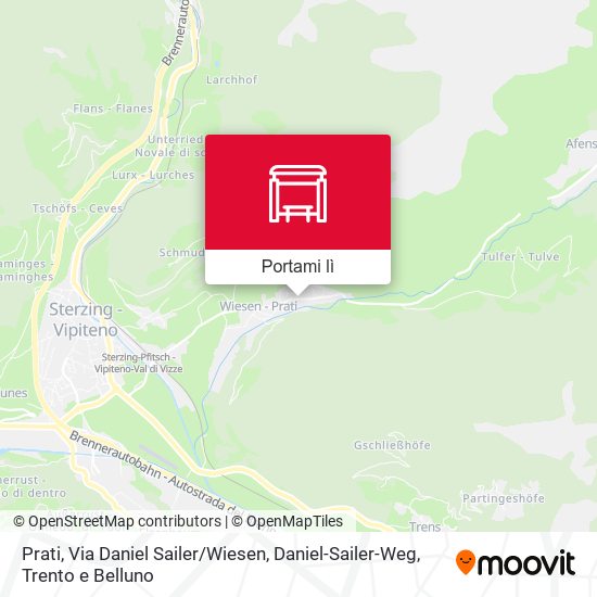 Mappa Prati, Via Daniel Sailer / Wiesen, Daniel-Sailer-Weg