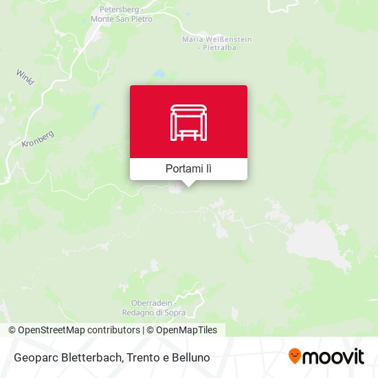 Mappa Geoparc Bletterbach