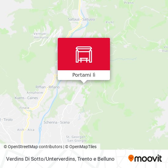 Mappa Verdins Di Sotto/Unterverdins