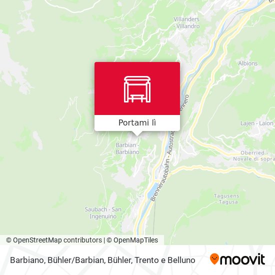 Mappa Barbiano, Bühler / Barbian, Bühler