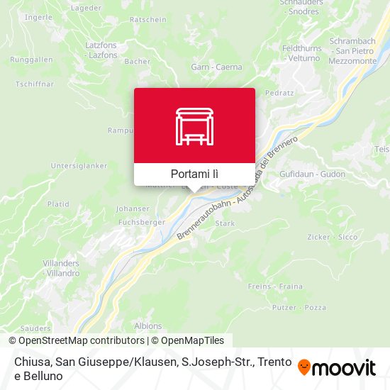 Mappa Chiusa, San Giuseppe / Klausen, S.Joseph-Str.