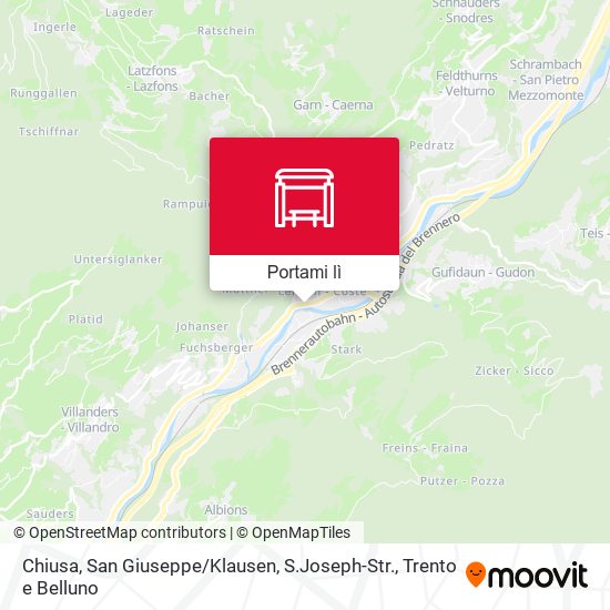 Mappa Chiusa, San Giuseppe / Klausen, S.Joseph-Str.