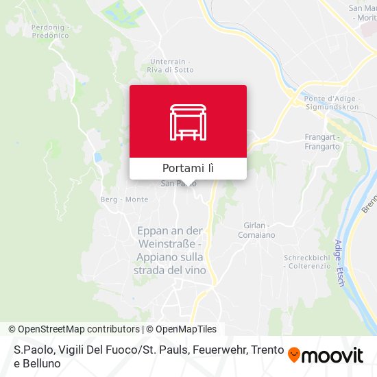 Mappa S.Paolo, Vigili Del Fuoco / St. Pauls, Feuerwehr