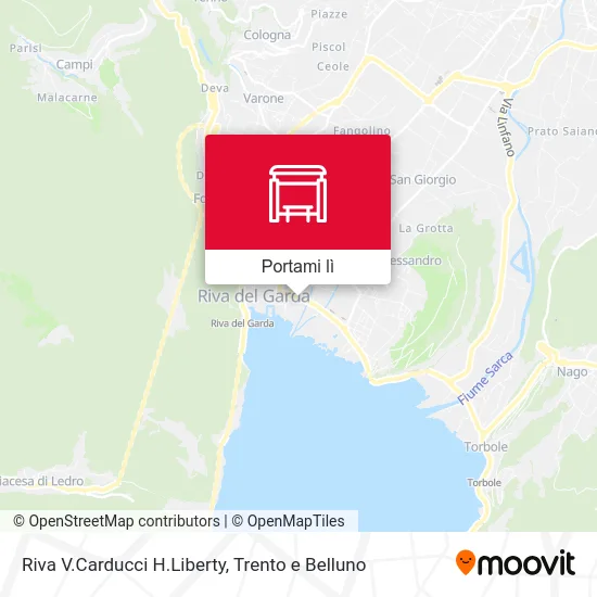 Mappa Riva V.Carducci H.Liberty