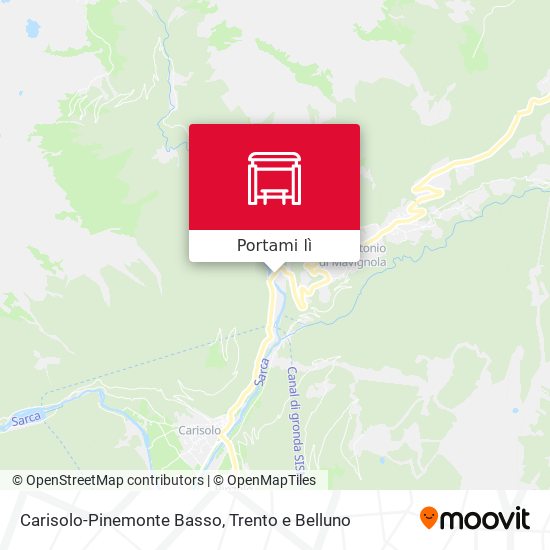 Mappa Carisolo-Pinemonte Basso