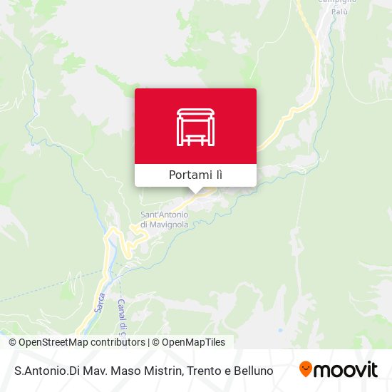 Mappa S.Antonio.Di Mav. Maso Mistrin