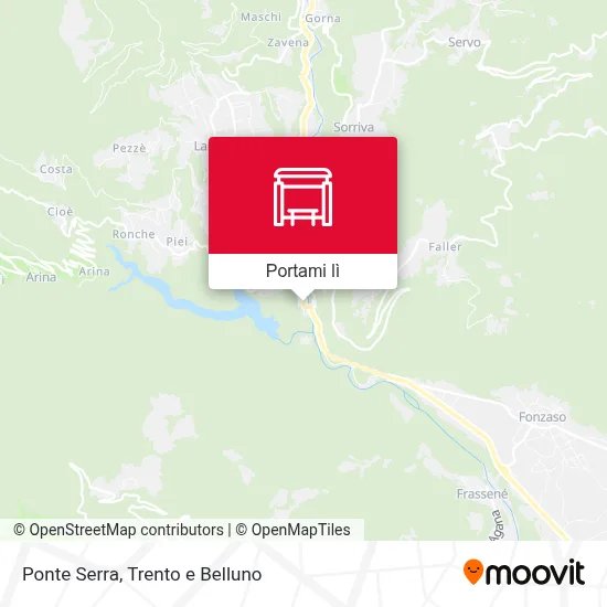 Mappa Ponte Serra