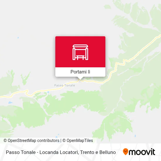 Mappa Passo Tonale - Locanda Locatori