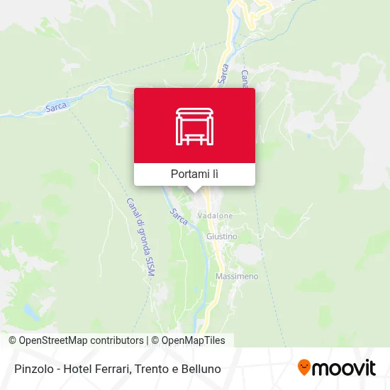 Mappa Pinzolo - Hotel Ferrari