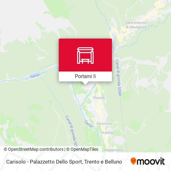 Mappa Carisolo - Palazzetto Dello Sport