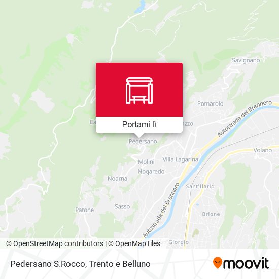 Mappa Pedersano S.Rocco