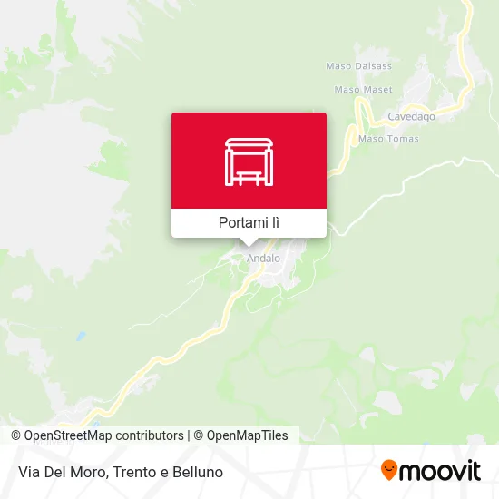 Mappa Via Del Moro