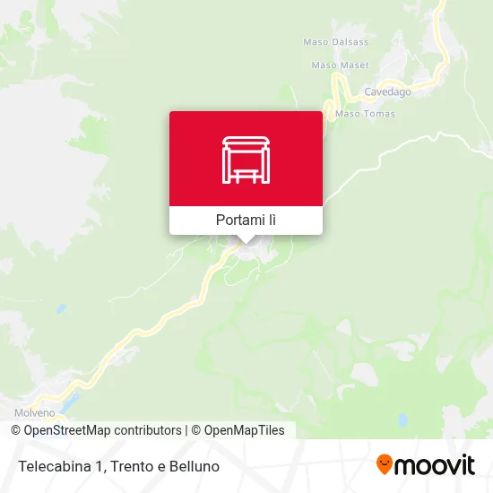 Mappa Telecabina 1