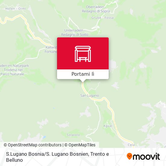 Mappa S.Lugano Bosnia / S. Lugano Bosnien