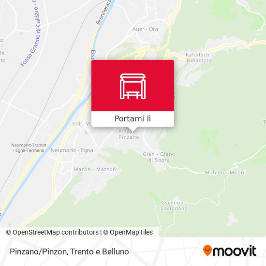 Mappa Pinzano/Pinzon