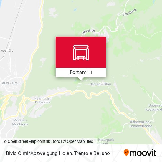 Mappa Bivio Olmi/Abzweigung Holen