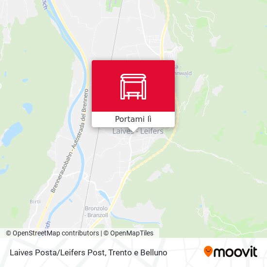 Mappa Laives Posta/Leifers Post