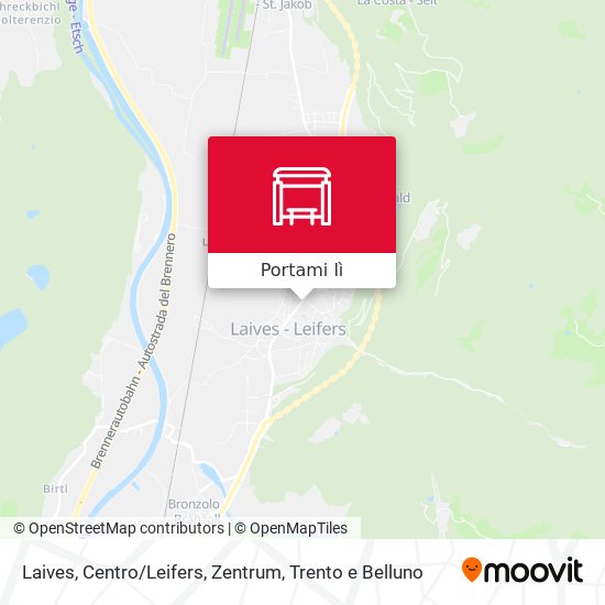 Mappa Laives, Centro / Leifers, Zentrum