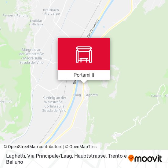 Mappa Laghetti, Via Principale / Laag, Hauptstrasse