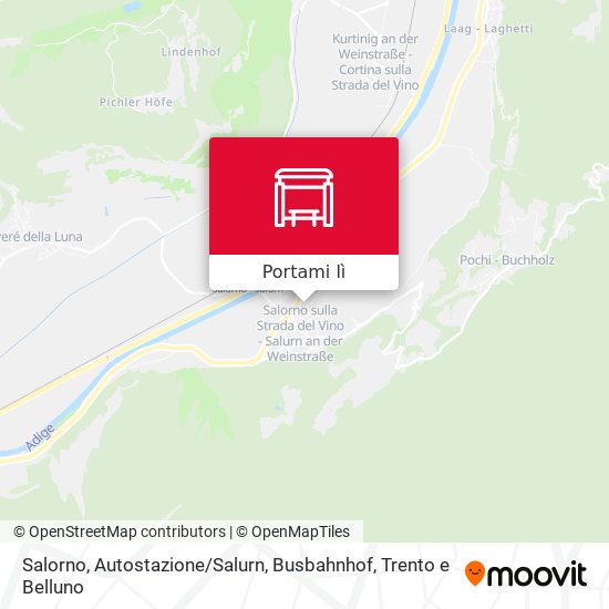 Mappa Salorno, Autostazione / Salurn, Busbahnhof