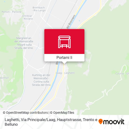 Mappa Laghetti, Via Principale / Laag, Hauptstrasse