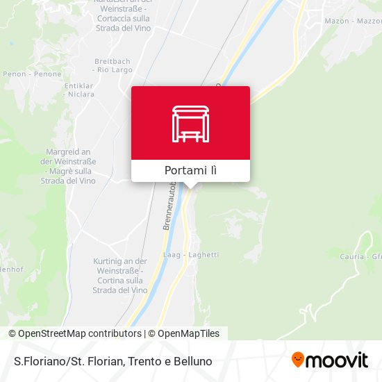 Mappa S.Floriano/St. Florian