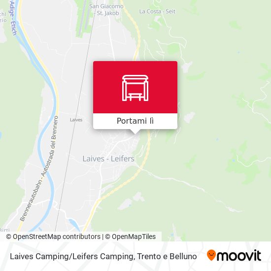 Mappa Laives Camping/Leifers Camping