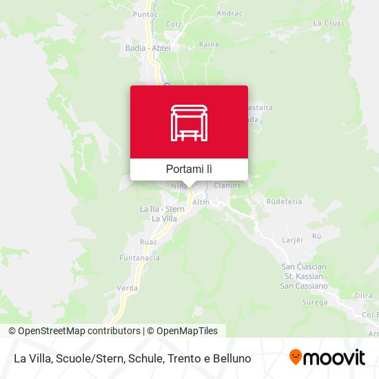 Mappa La Villa, Scuole/Stern, Schule