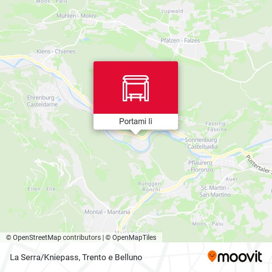 Mappa La Serra/Kniepass