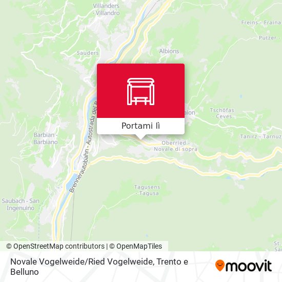 Mappa Novale Vogelweide / Ried Vogelweide